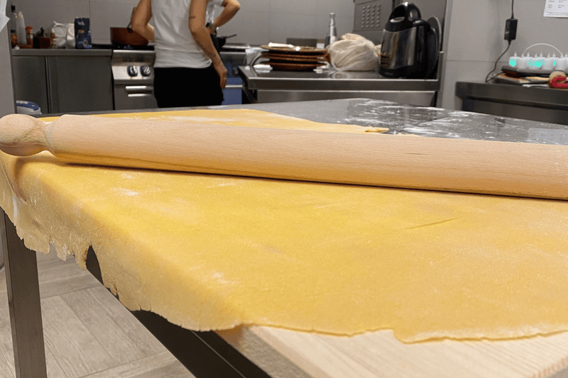 Alla Cucina  | Italian Beechwood Rolling Pin and Dough Scraper Set