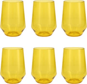 Shatterproof Tritan Outdoor Multi-Colored Wine Glasses.
