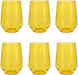 Shatterproof Tritan Outdoor Multi-Colored Wine Glasses.