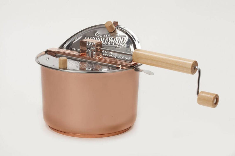 Wabash Valley Farms - Copper Plated Stainless Steel Whirley-Pop No Popcorn Included Catalog Shipper Box