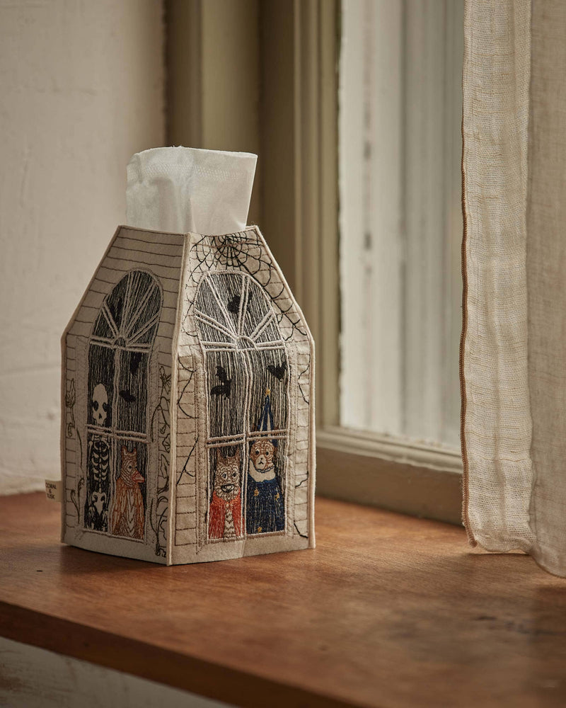 Coral & Tusk - Haunted House Tissue Box Cover