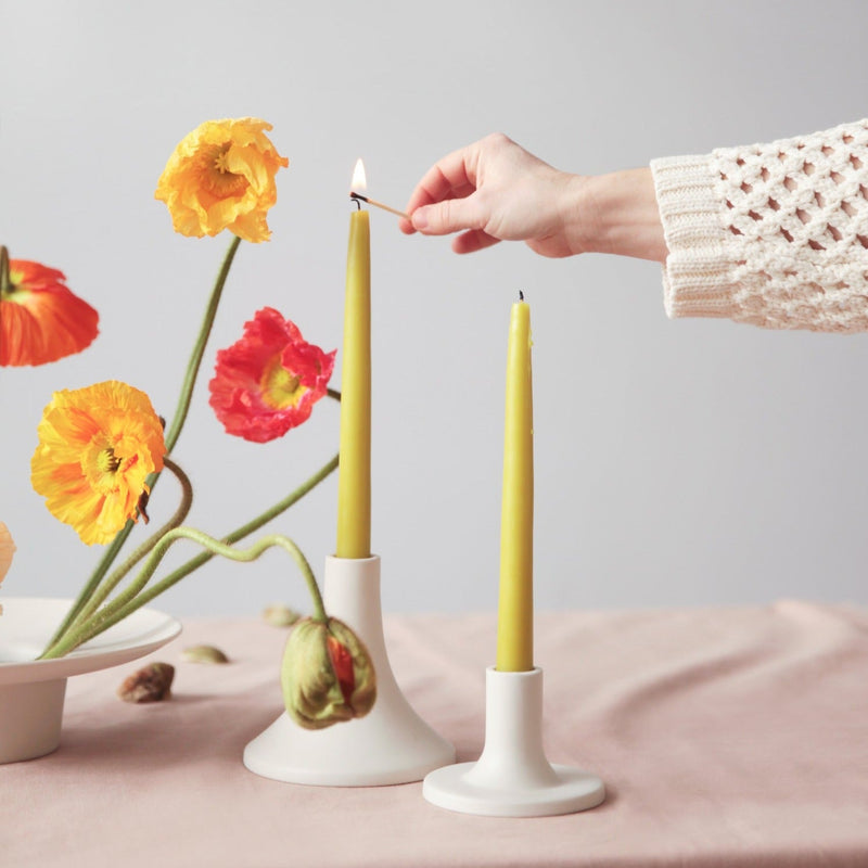 The Floral Society | Candle Holders, Medium, Earth
