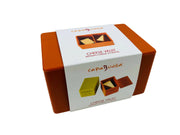 CapaBunga | Cheese Vaults - Soft Cheese - Biscuit (yellow): A specialized storage box designed to preserve artisan cheese freshness and flavor, preventing mold by allowing proper airflow.