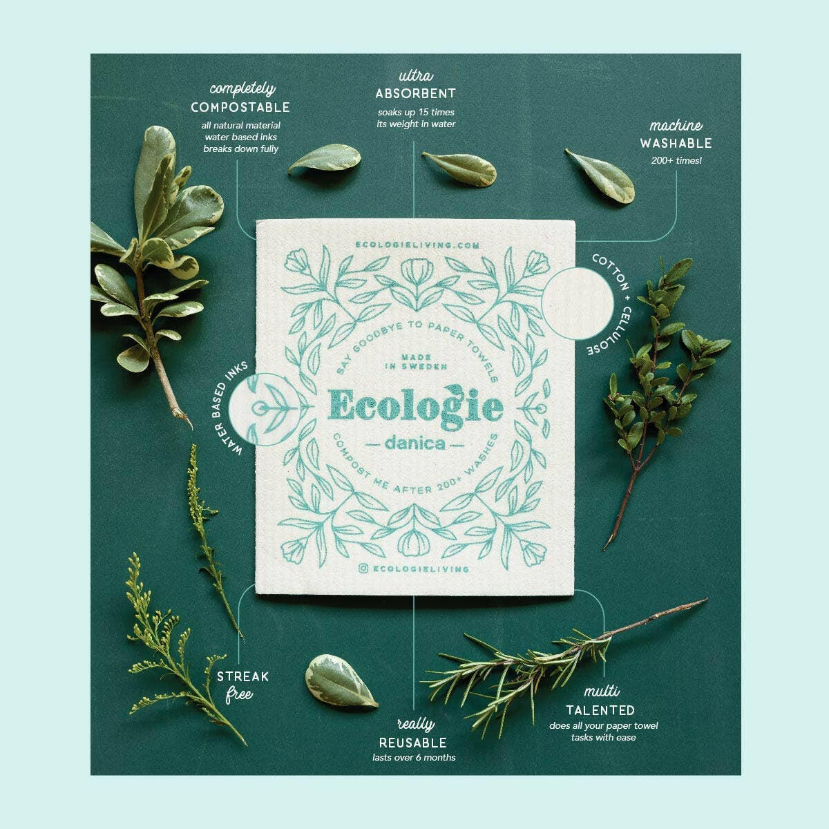 Ecologie Swedish Dishcloths - Thumbnail 3