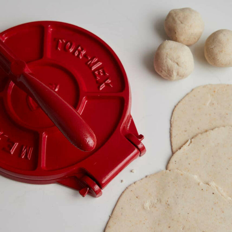 Cast Iron Tortilla Press Kit.