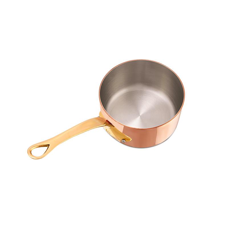 Mauviel | M'200 B Copper Saucepans, 2.6 Qt
