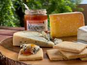 RedCamper - Colo. Whiskey Peach Deliciousness Preserves, 9 oz, featuring a jar of award-winning preserves made with organic peaches, whiskey, and vanilla, ideal for gourmet pairings.