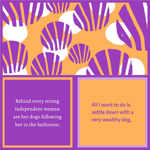 Drinks on Me - NAPKIN Wealthy Dog: Humorous double-sided cocktail napkin with playful dog-themed captions, perfect for parties and gifts.