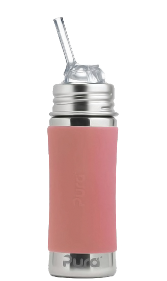 PURA STAINLESS | Kiki® 11oz Straw Bottle, Rose