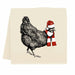 Eric and Christopher | Santa Hen Tea Towel.