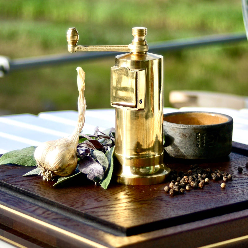 Rune-Jakobsen Design | The original 'Chefs Mate' - 5.3" brass pepper grinder