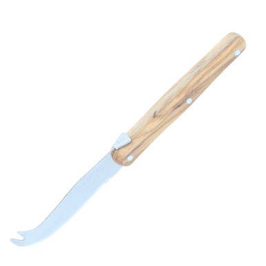 The French Farm | Jean Dubost Mini Cheese Knife Rustic Olive Wood