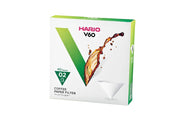 HARIO USA - V60 Paper Filters, Size 02: Box of 40 cone-shaped filters for 1–4 cups, designed for optimal clarity and balance with V60 drippers.
