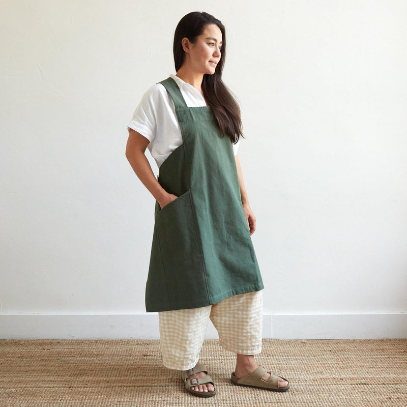 The Floral Society | Canvas Workshop Apron, Fern
