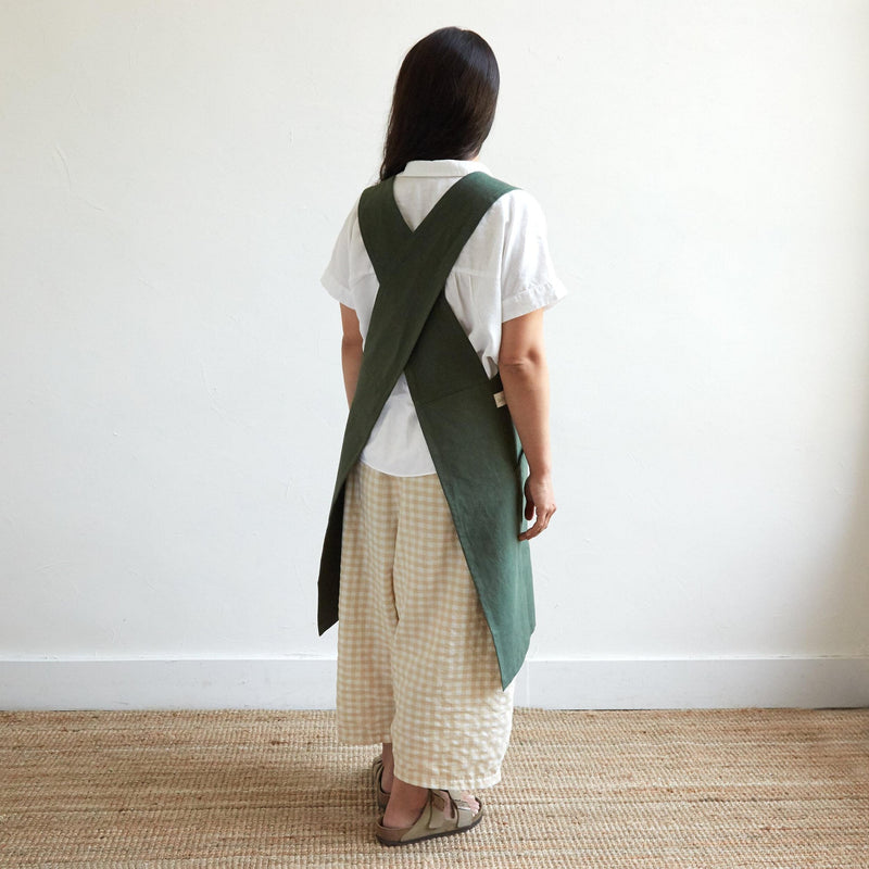 The Floral Society | Canvas Workshop Apron, Fern