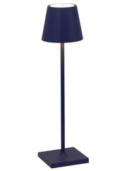 Zafferano America - Poldina Pro Micro Cordless Lamp: White, featuring a sleek design with a touch dimmable LED and rechargeable battery, ideal for versatile lighting needs.