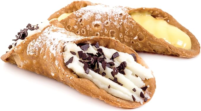 Fantes | Mini Cannoli Forms, showcasing stainless steel molds for crafting crispy cannoli shells, ideal for homemade desserts.