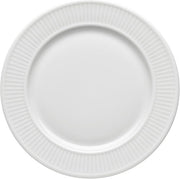 Pillivuyt | Plisse Plate - 12.25 with ribbed rim, ideal for elegant dining and everyday use. Durable porcelain, complements any table setting, versatile for various kitchen needs.