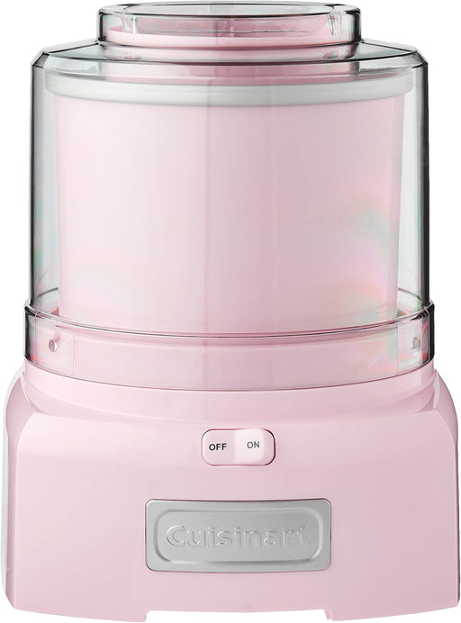 Cuisinart Frozen Yogurt – Ice Cream & Sorbet Maker with plastic lid, ideal for quick homemade frozen treats, featured at Athens Cooks kitchen store.