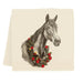 Eric & Christopher - Horse with Wreath Tea Towel.