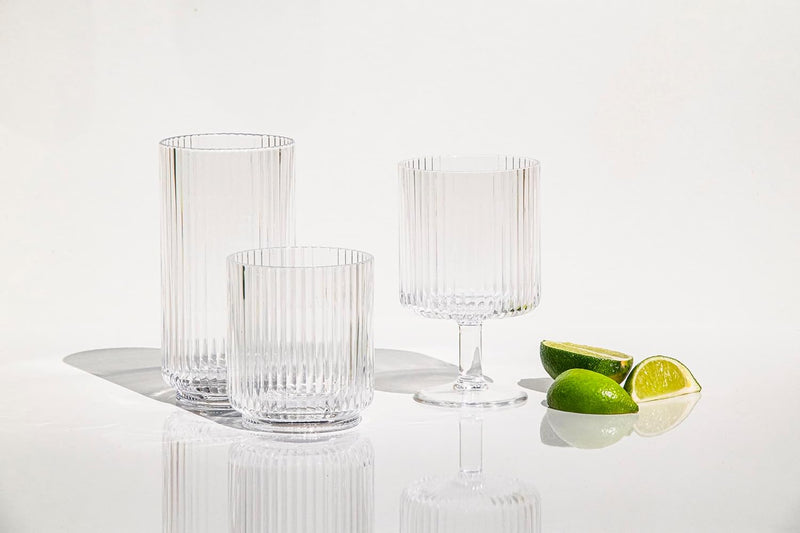 TarHong | Mesa Tall Tumbler - Sage Green, a premium acrylic drinkware, mimicking glass, shatterproof and scratch-resistant, ideal for outdoor entertaining and poolside use.