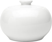Pillivuyt | Sancerre Covered Sugar Bowl, a round ceramic container with a lid, perfect for elegant table settings and everyday use.