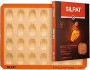 Silpat Reusable Silicone Baking Molds - Mini Madeleine Mold: 28-hole tray for perfectly shaped mini-madeleines, featuring non-stick coating and durable, reusable design. Ideal for baking enthusiasts.