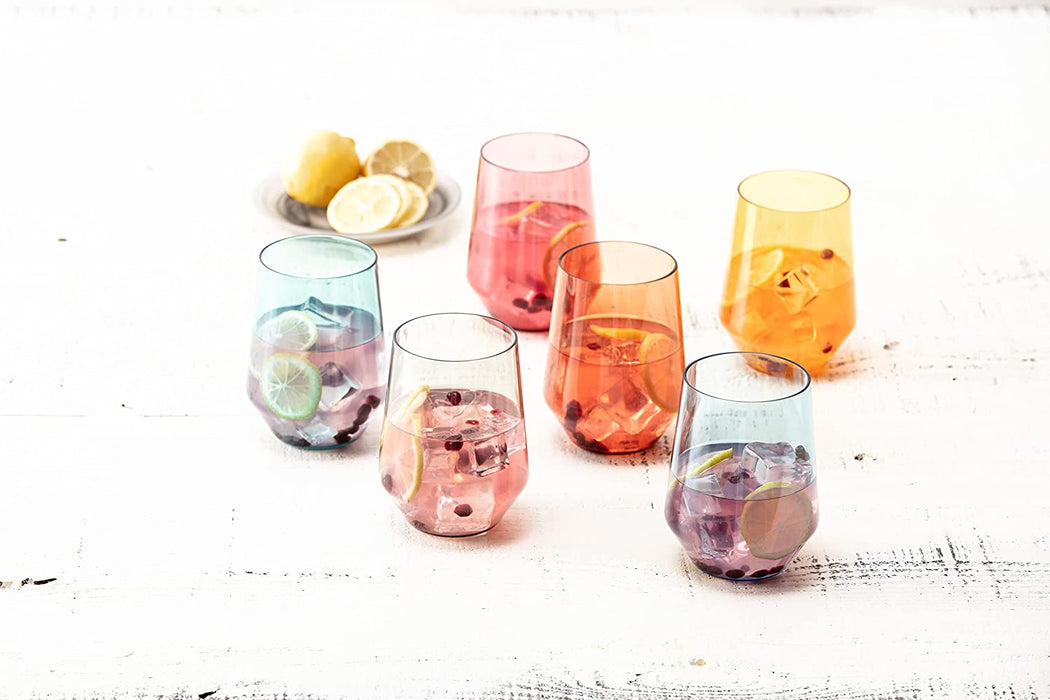 Shatterproof Tritan Outdoor Multi-Colored Wine Glasses — Athens Cooks