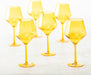 Shatterproof Tritan Outdoor Multi-Colored Wine Glasses.