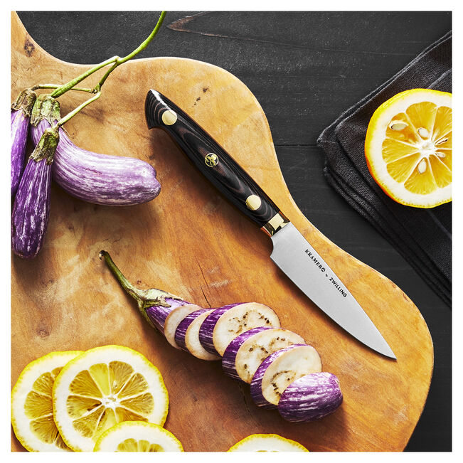 Zwilling | Carbon Knife Series - 3.5 Paring Knife, featuring a sleek blade and ergonomic handle, ideal for precision kitchen tasks.