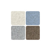Graf Lantz - Bierfilzl Merino Wool Felt Square Coaster Multi 4 Pack: Cobblestone, featuring hand-cut, thick wool felt coasters in modern, refined design for home decor protection.