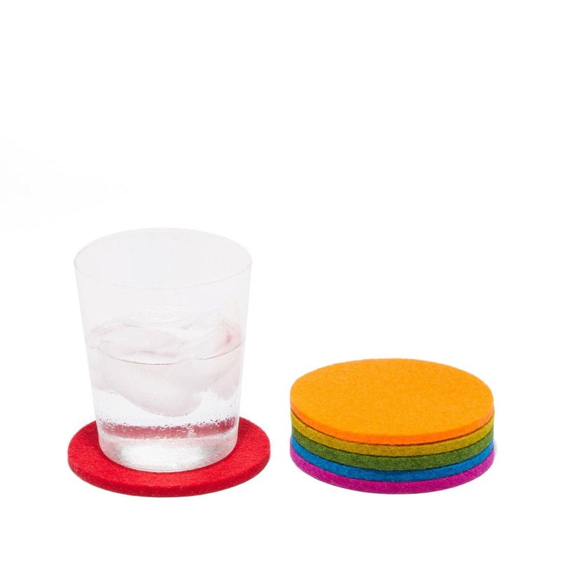 Graf Lantz | Bierfilzl Merino Wool Felt Round Coaster Multi 6 Pack