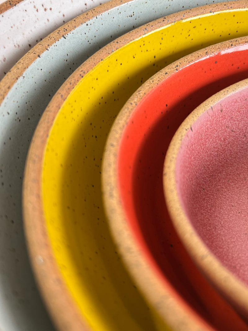 RachaelPots | Set of Five Nesting Bowls, Robin's Egg Blue