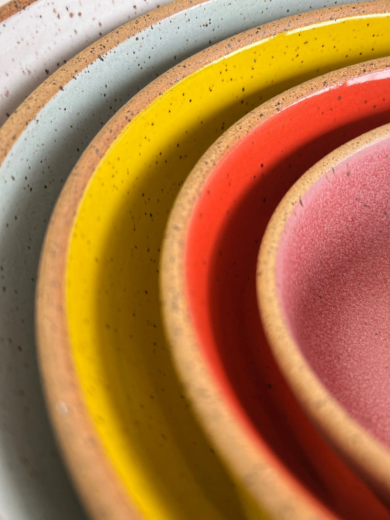 RachaelPots | Set of Five Nesting Bowls, Yellow