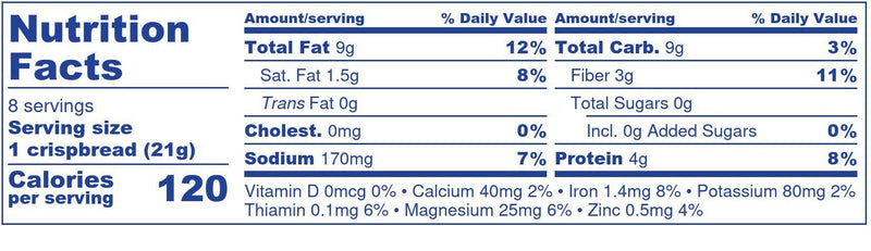 Norwegian Baked | Knekkebrød / Organic Vegan Crispbread.