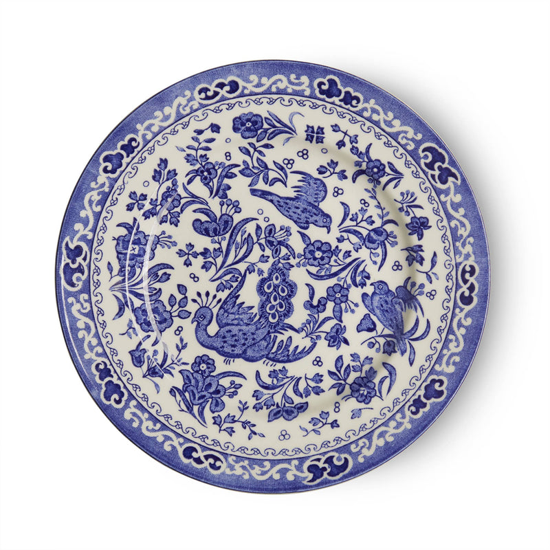 Burleigh | Blue Regal Peacock Medium Plate