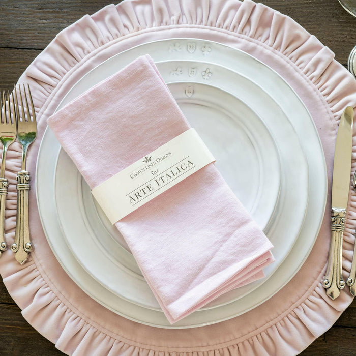 Crown Linen Designs | Washed Linen Napkin Sets.