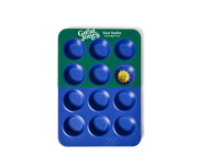 Great Jones | Stud Muffin - Blueberry pan for 12 muffins, showcasing its nonstick, nontoxic finish, ideal for easy baking and cleanup.