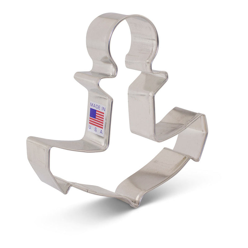 Ann Clark Anchor cookie cutter from America's top manufacturer, ideal for nautical-themed baking, enhancing creativity and quality in kitchens, available at Athens Cooks.