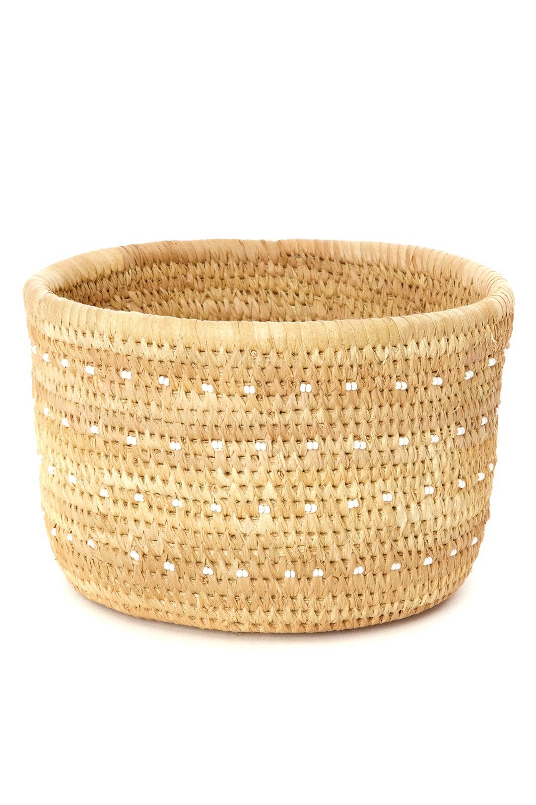Mexican Woven Palm Tortilla Basket - Thumbnail 2