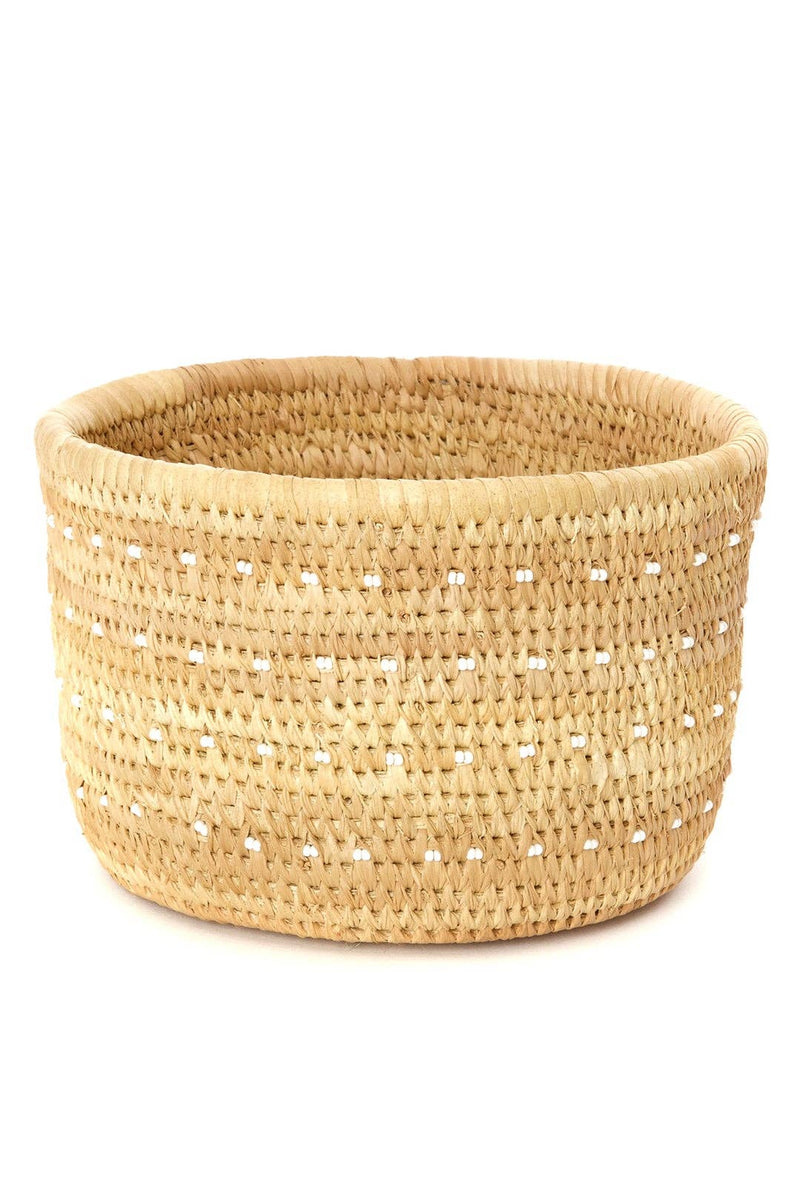 Mexican Woven Palm Tortilla Basket