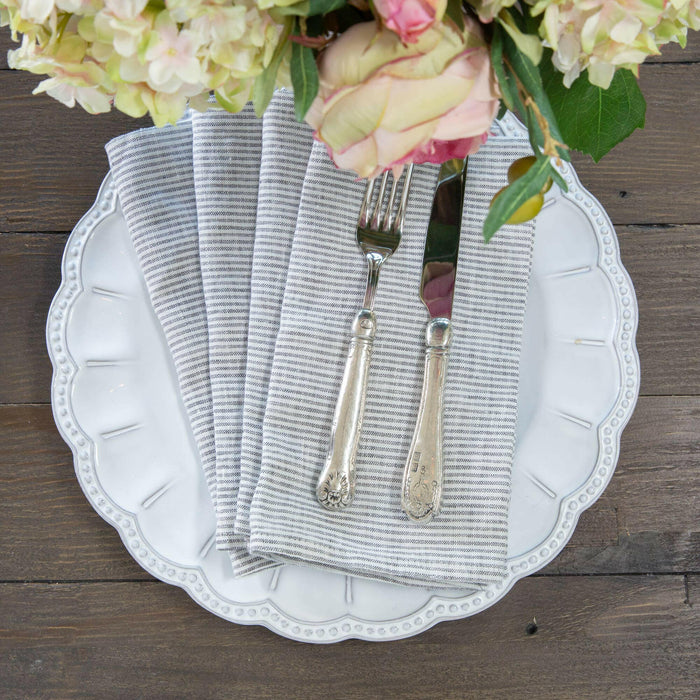 Crown Linen Designs | Washed Linen Napkin Sets.