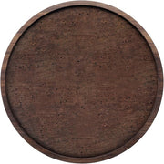 LSA International | City Tray: A circular wooden tray with a circular frame and perforated design, ideal for serving or display in a stylish kitchen setting.