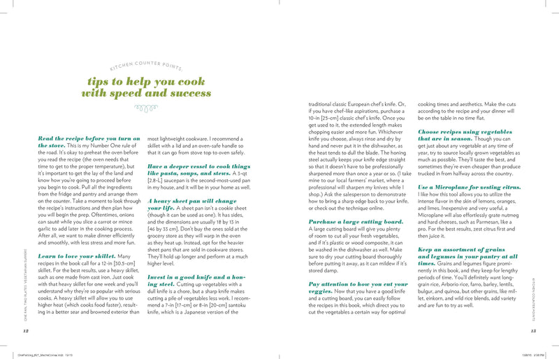 One Pan, Two Plates: Vegetarian Suppers