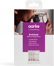 Aarke Enriched Filter Refill Granules 3 Pack, featuring a sleek, modern design for Carbonator models, ideal for enhancing your beverage preparation experience.
