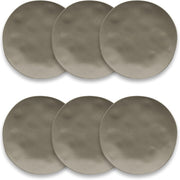 TarHong | Planta Matte Salad Plate - Dune, a durable, shatterproof plate with organic edges, ideal for outdoor dining, crafted from plant materials.