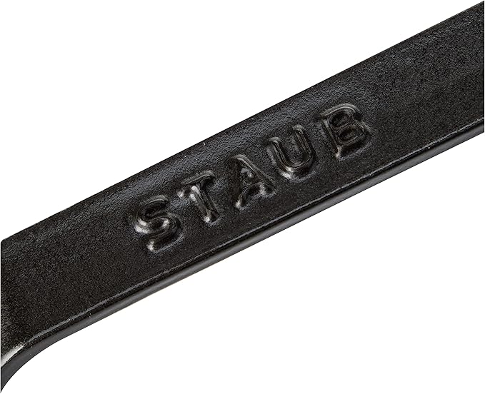 Staub Mini Cast Iron Frying Pan - Black, ideal for small servings, exemplifies Athens Cooks' dedication to quality cookware. Perfect for precise, even cooking.