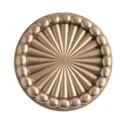 Nordic Ware | Charlotte Cake Pan, a circular bronze bakeware piece, designed for creating elegant French-style charlotte desserts, 6-cup capacity.