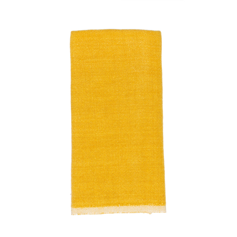 Couleur Nature | Chunky Linen Mustard Towels