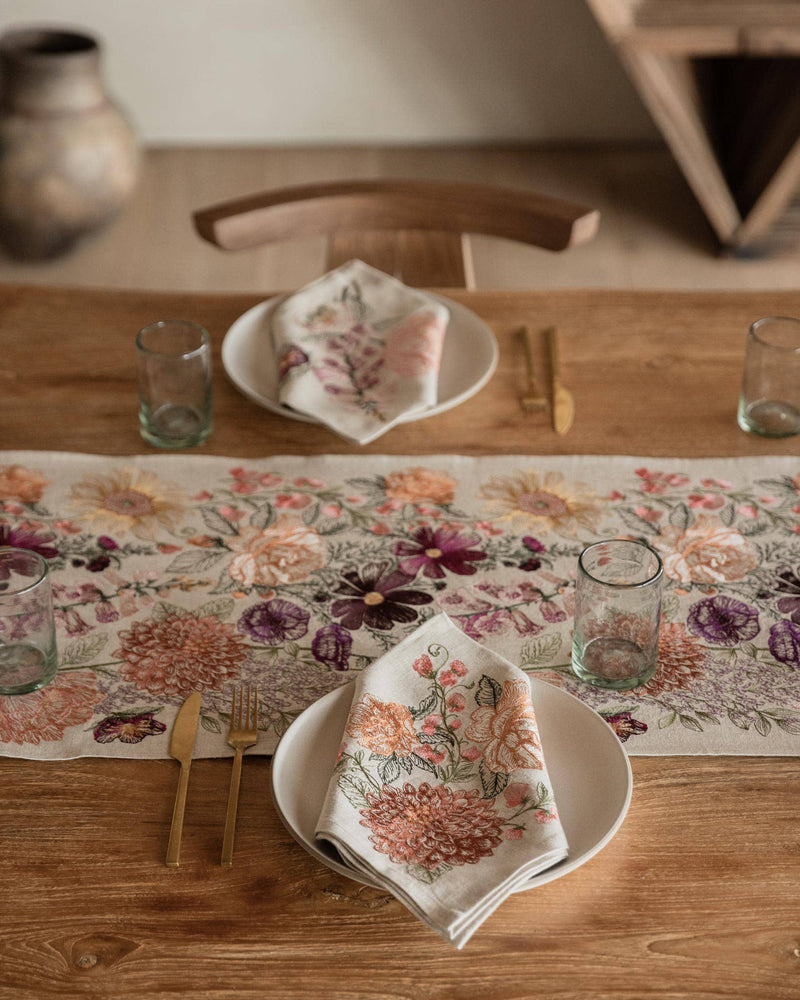 Coral & Tusk | Paradise Garden Table Runner, 91" × 18"